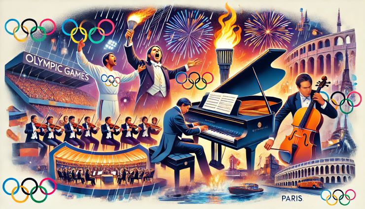 performance di musica classica ai Giochi Olimpici