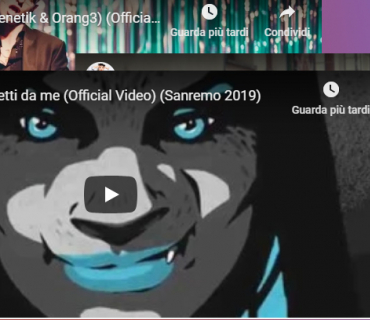 I video ufficiali delle canzoni di Sanremo 2019